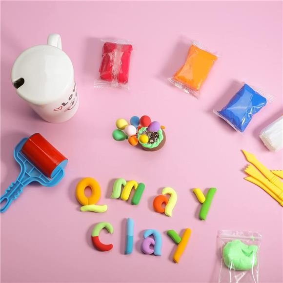 Modeling Clay Kit - 50 Colors Air Dry Magic Clay, Safe and Nontoxic for Kids - Picture 2 of 6
